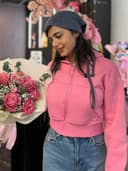 . کراپ هودی زنانه MGN اورجینال