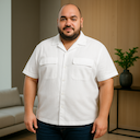 پیراهن آستین کوتاه سایز بزرگ