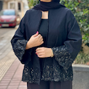 کت پولک مشکی 